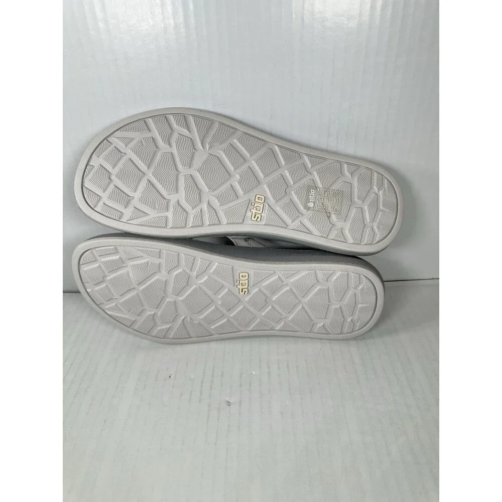 Size 9 Stio Men's Bircher Leather Flip-Flops Sandals Alloy Gray NEW